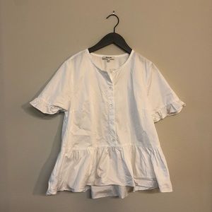 Madewell drop waist top